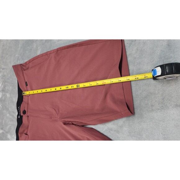 Travis Mathew Men’s Size 36 Red 10” Performance Golf Shorts - Picture 9 of 10